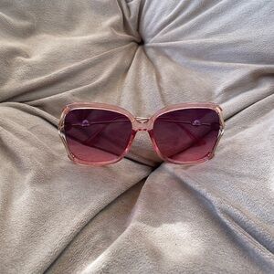 F21 Gorgeous pink sunglasses with pearl detail